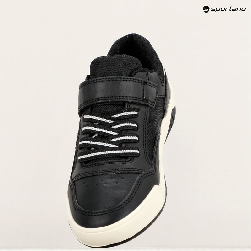 Juniorská obuv Geox Perth black/white 9