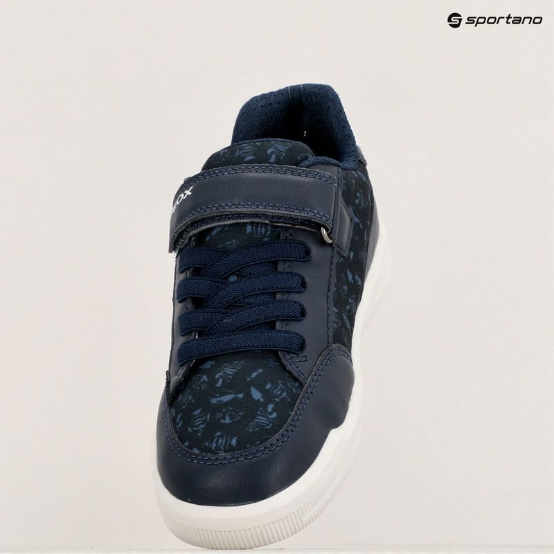 Juniorská obuv Geox Arzach ocean blue/stazony white 16