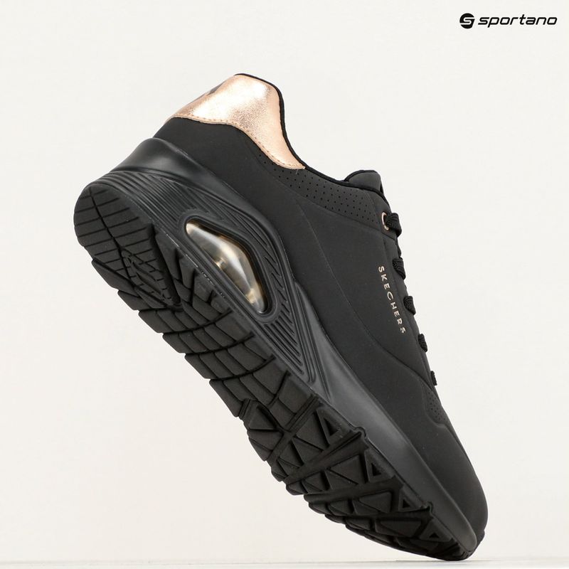 Dámske topánky SKECHERS Uno Golden Air black/black/metallic 9