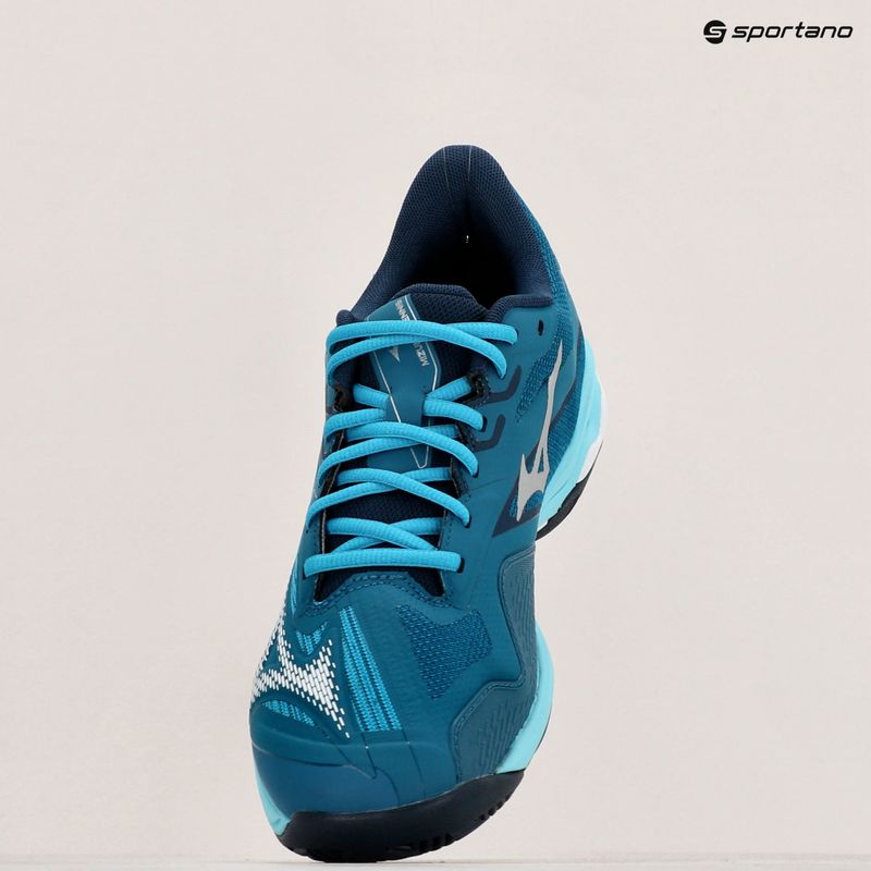 Pánska tenisová obuv  Mizuno Wave Exceed Light 2 AC moroccan blue / white / bluejay 15