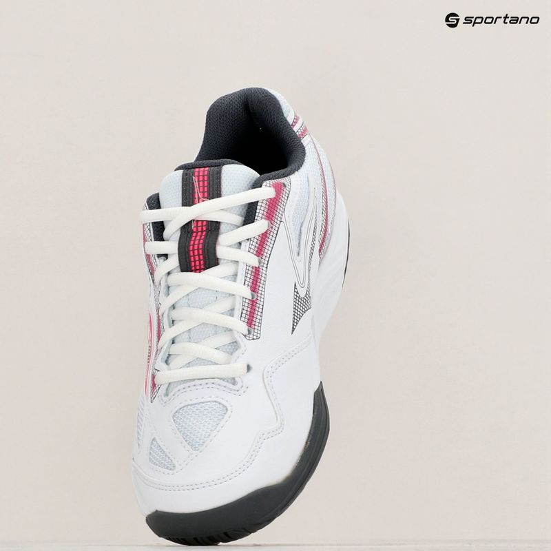 Dámska tenisová obuv Mizuno Break Shot 4 AC white / pink tetra / turbulence 9