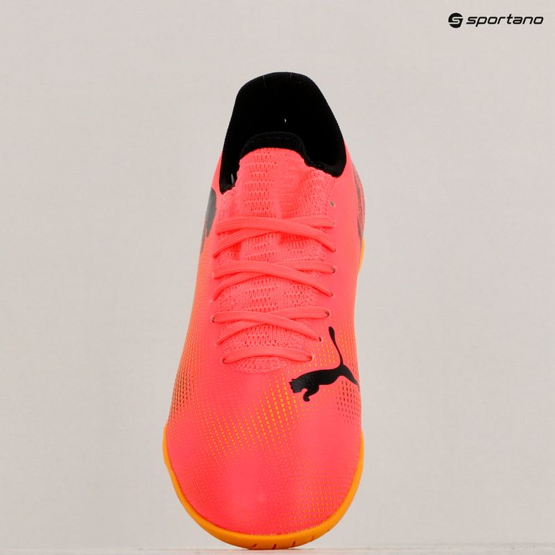 Detské kopačky PUMA Future 7 Play IT sunset glow/puma black/sun stream 15