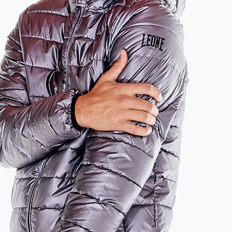 Pánska bunda LEONE 1947 Work Leisure silver glossy 5