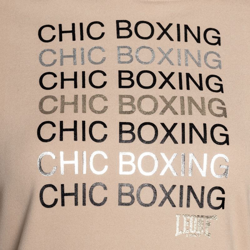 Dámska mikina LEONE 1947 Chic Boxing Hoody beige 8