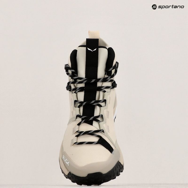 Dámske trekové topánky Salewa Puez Mid Ptx oatmeal/oatmeal 12