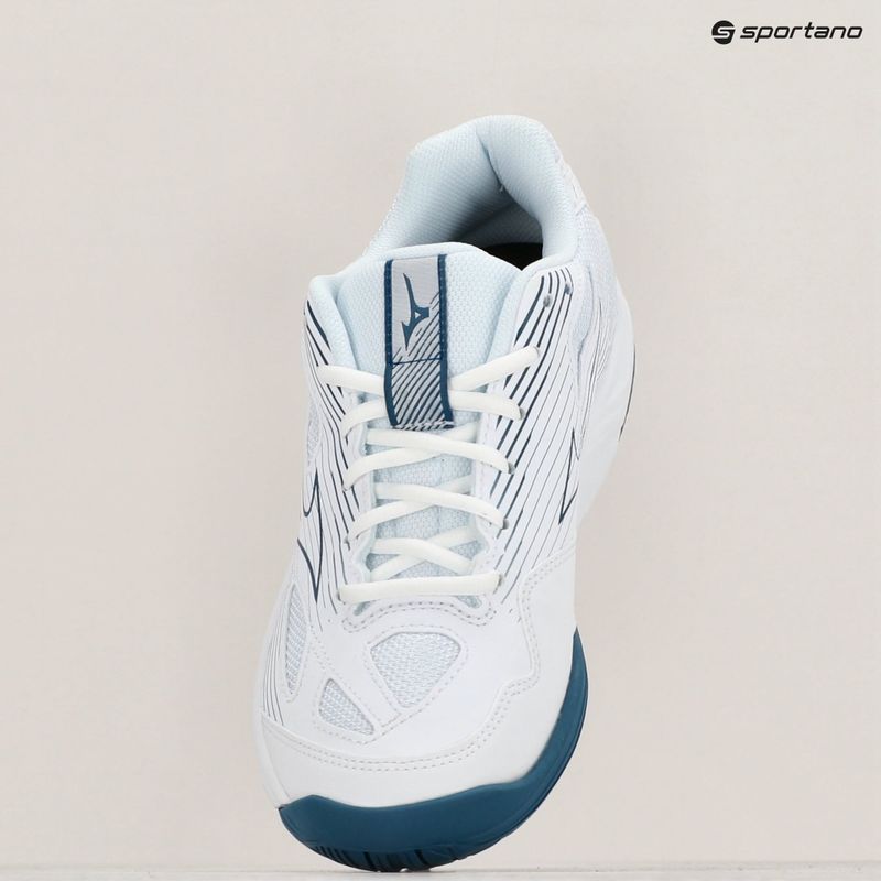 Pánska volejbalová obuv Mizuno Cyclone Speed 4 white/sailor blue/silver 15