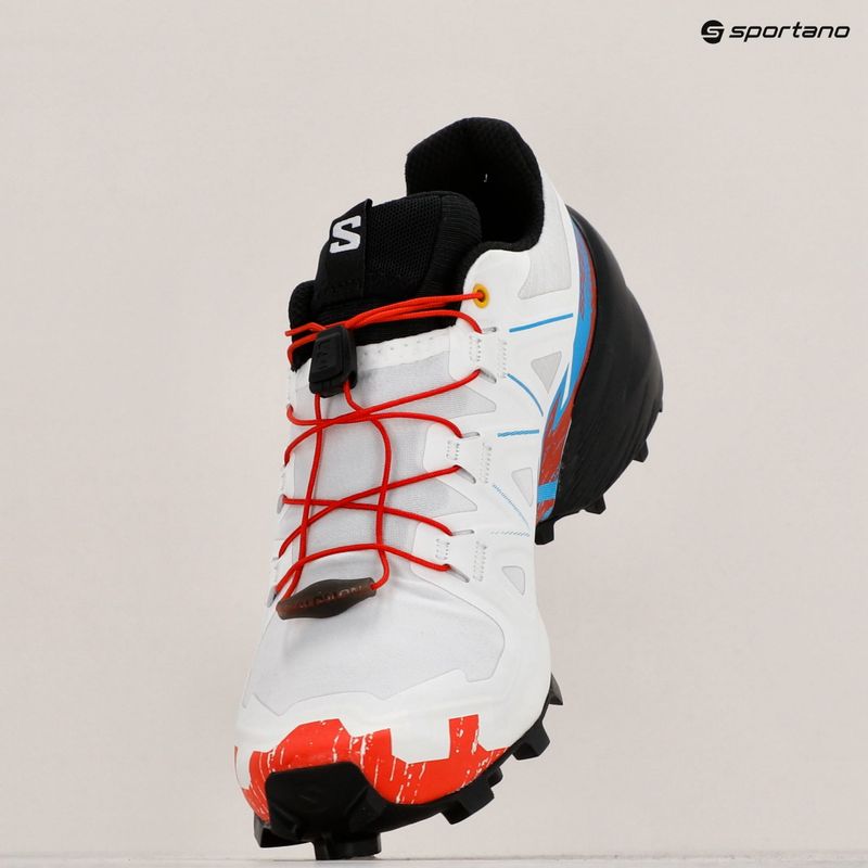 Dámska bežecká obuv Salomon Speedcross 6 white/black/fiery red 11