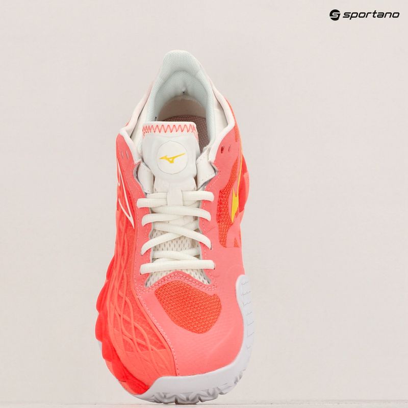 Dámska tenisová obuv Mizuno Wave Enforce Tour CC candy coral/snow white/neon flame 9