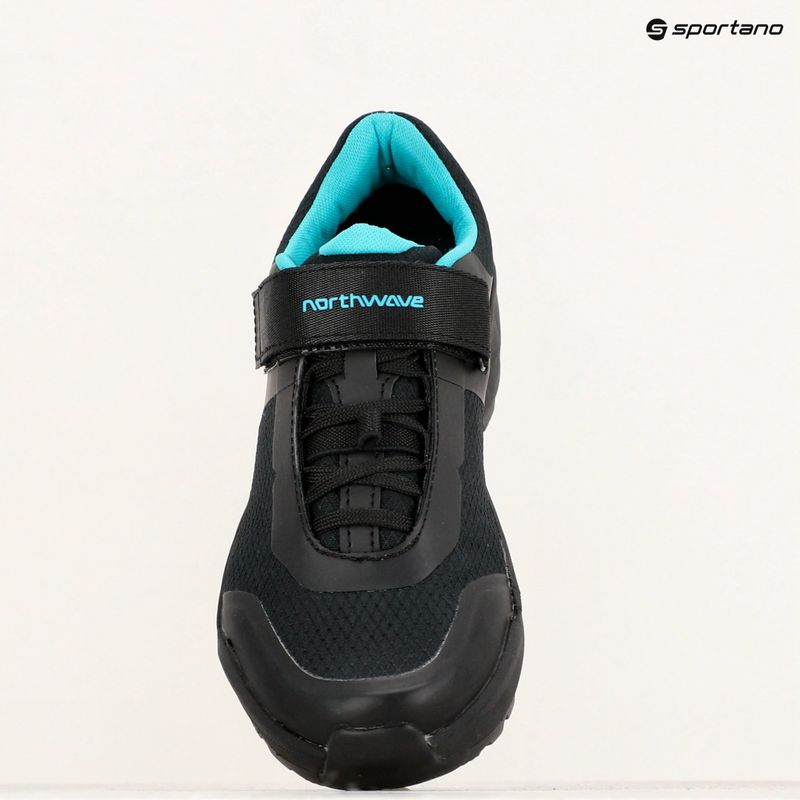 Dámska cyklistická obuv MTB Northwave Escape Evo 2 black/turquoise 9