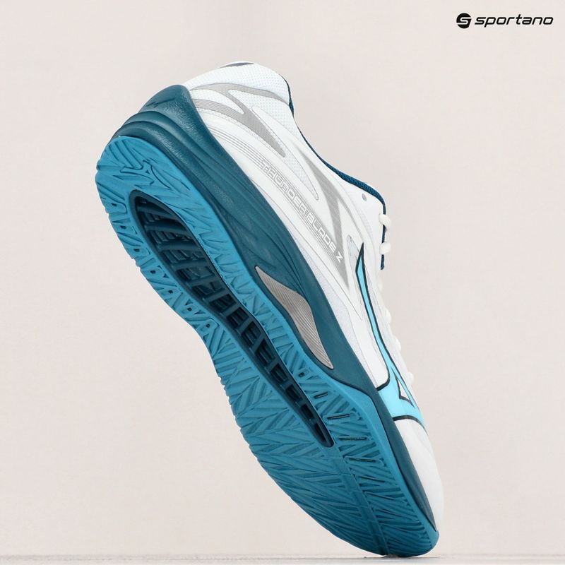 Pánska volejbalová obuv Mizuno Thunder Blade Z white/sailor blue/silver 9