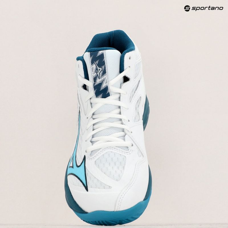 Pánska volejbalová obuv Mizuno Thunder Blade Z Mid white/sailor blue/silver 9