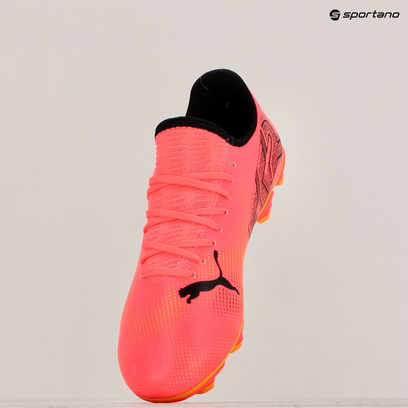 Detské kopačky PUMA Future 7 Play FG/AG Jr sunset glow/puma black/sun stream 16