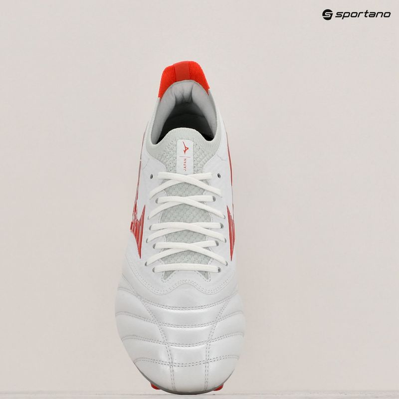 Pánske kopačky Mizuno Morelia Neo IV Β Japan Mix white/radiant red/hot coral 9