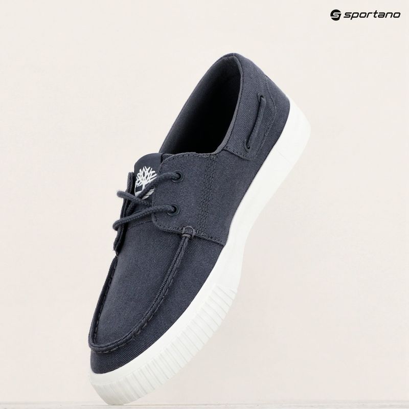 Pánske námornícke topánky Timberland Mylo Bay tmavo modré plátno 10