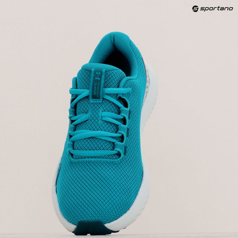 Pánske bežecké topánky Under Armour Charged Surge 4 circuit teal/halo gray/hydro teal 9