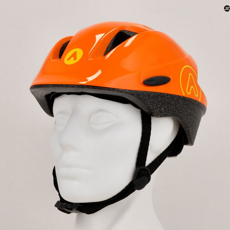 Detská cyklistická prilba ATTABO Hinge oranžová 12