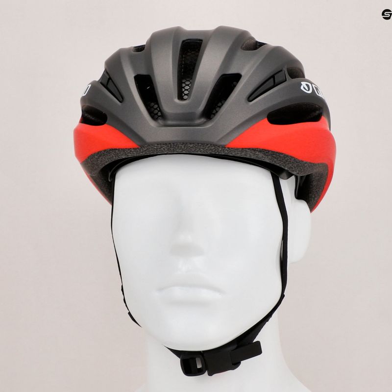 Cyklistická prilba Giro Isode II Integrated MIPS matte black/red 10