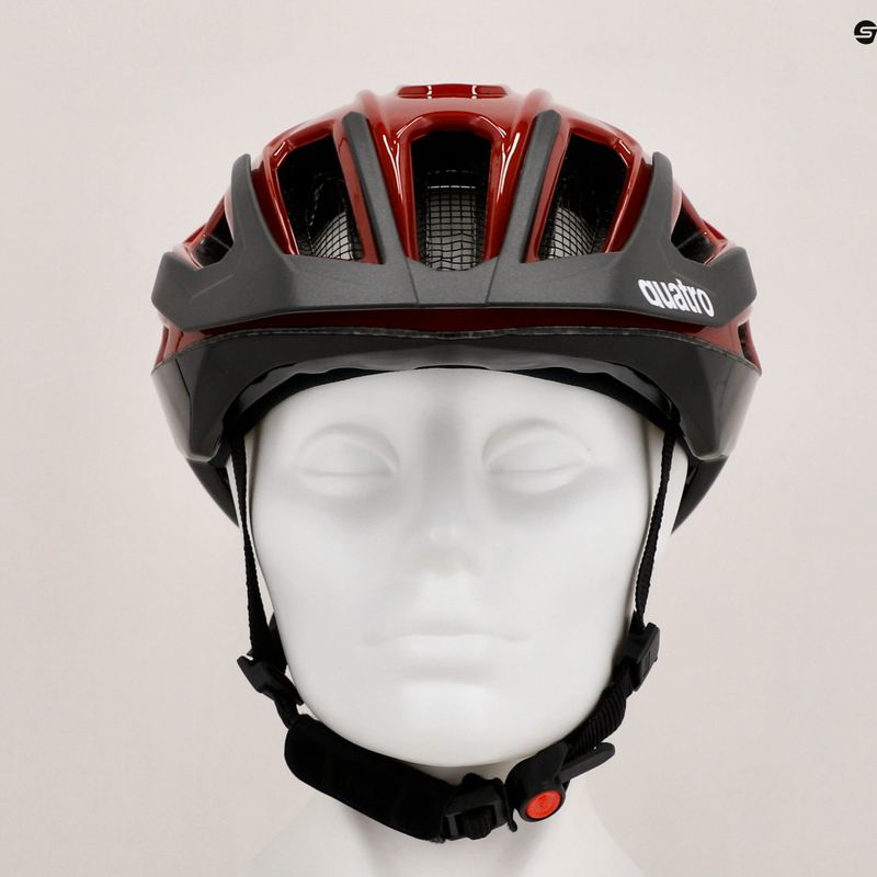 Cyklistická prilba UVEX Quatro ruby red/black 12