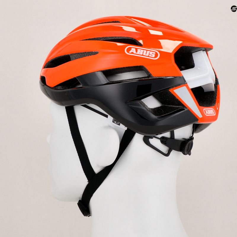 Cyklistická prilba ABUS StormChaser shrimp orange 9