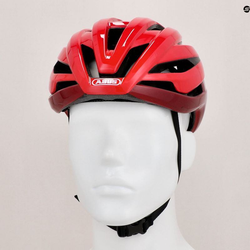 Cyklistická prilba ABUS StormChaser blaze red 9