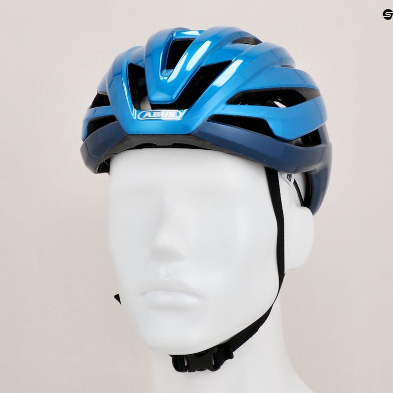 Cyklistická prilba ABUS StormChaser steel blue 9