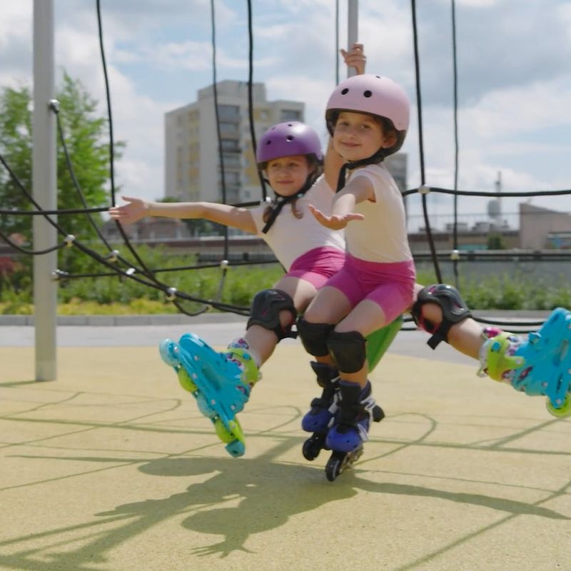 Detské inline korčule ATTABO 2 v 1 Kylo blue 28