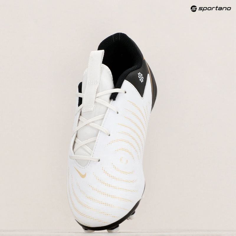 Detské kopačky Nike Phantom GX II Academy FG/MG Junior white/metallic gold coin/black 9