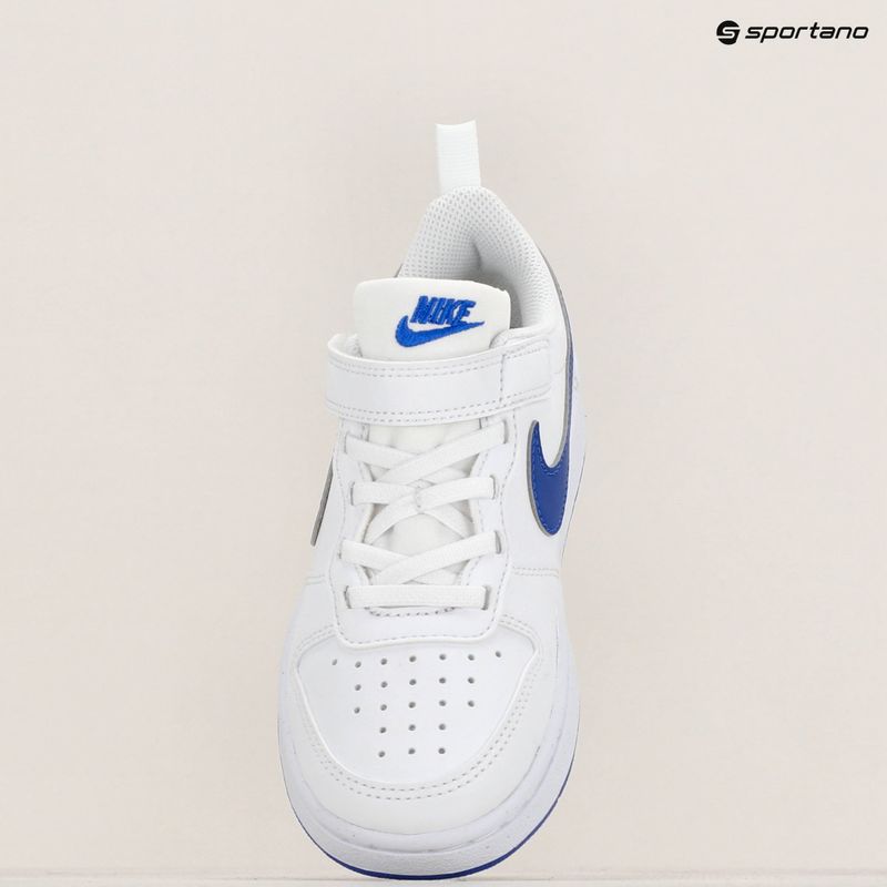 Detská obuv Nike Court Borough Low Recraft white/hyper royal 9