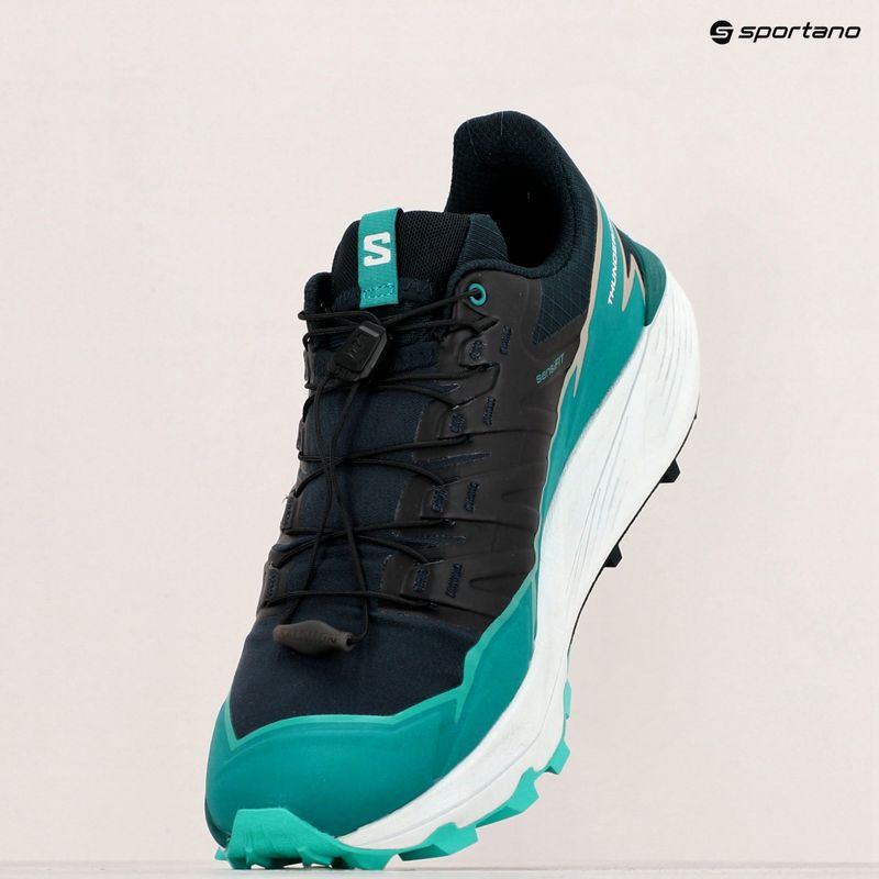 Pánska bežecká obuv Salomon Thundercross carbon/tahitian tide/peacock blue 13