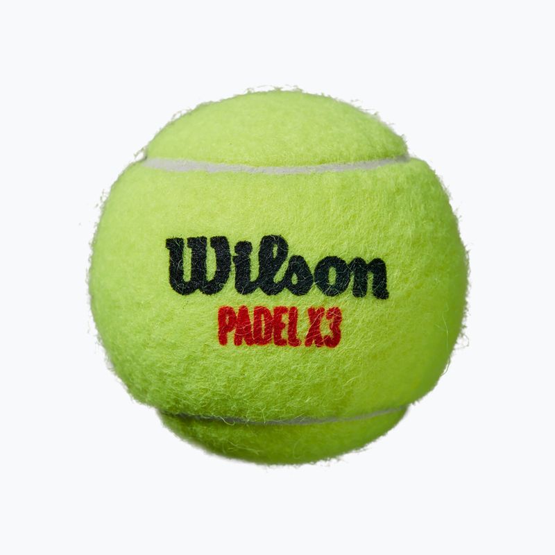 Wilson Padelové loptičky 3 ks žlté WR8900801001 2