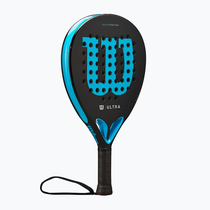 Raketa Wilson Ultra Team V2 Padel čierno-modrá WR067011U2 7