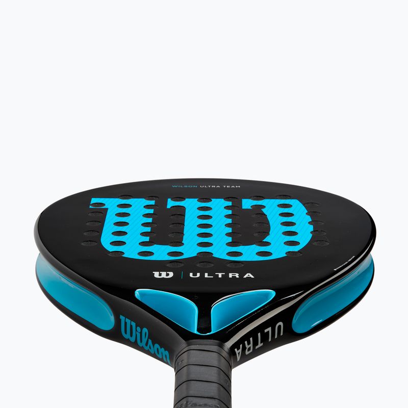 Raketa Wilson Ultra Team V2 Padel čierno-modrá WR067011U2 9