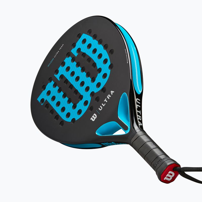 Raketa Wilson Ultra Team V2 Padel čierno-modrá WR067011U2 11