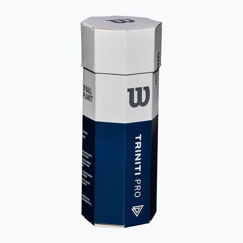Tenisové loptičky Wilson Triniti Pro 3 ks yellow 4