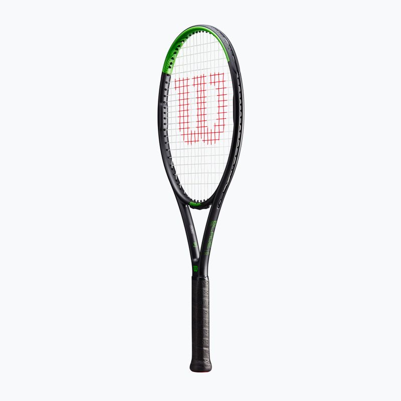 Tenisová raketa Wilson Blade Feel 103 čierno-zelená WR083310U 9