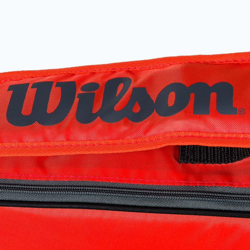 Wilson Junior Racketbag detská tenisová taška červená WR8017804001 3