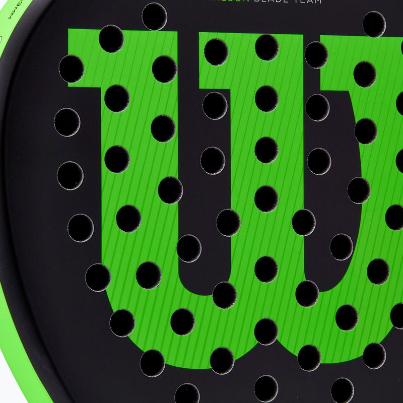 Raketa Wilson Blade Team V2 Padel čierno-zelená WR067411U2 10