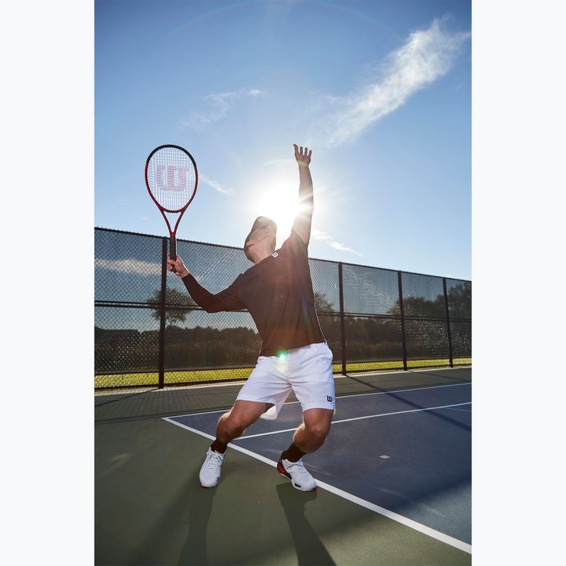 Pánska tenisová obuv Wilson Rush Pro Ace white/red/poppy red 10