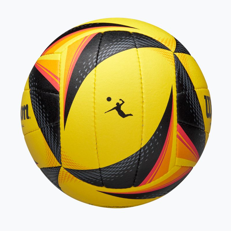 Volejbalová lopta Wilson OPTX AVP VB Game black/yellow veľkosť 5 4