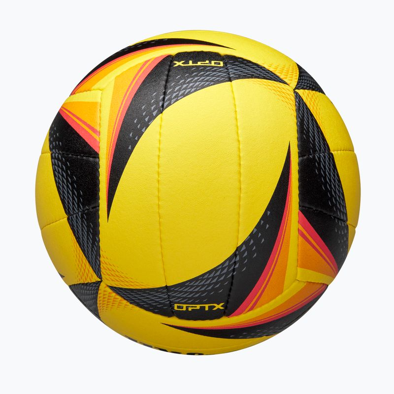 Volejbalová lopta Wilson OPTX AVP VB Game black/yellow veľkosť 5 6