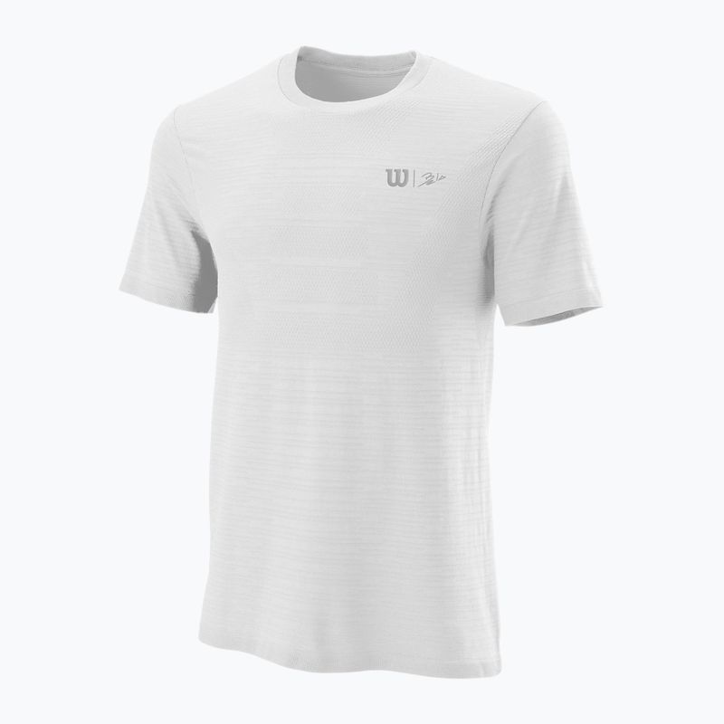 Wilson pánske tenisové tričko Bela SMLS Crew III white WRA813004