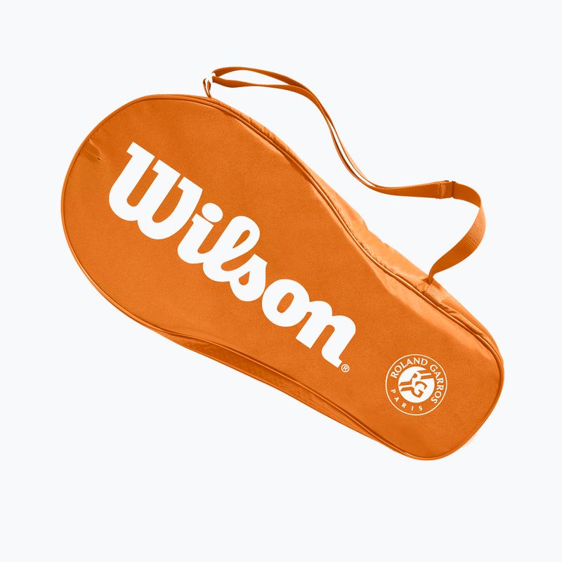 Detská tenisová súprava Wilson Roland Garros Elite 25 oranžovo-biela WR086810F 9
