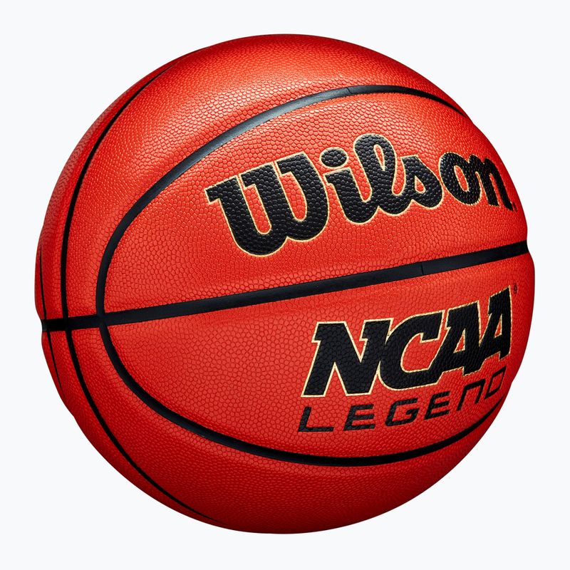 Basketbalová Lopta Wilson NCAA Legend orange/black veľkosť 6 2