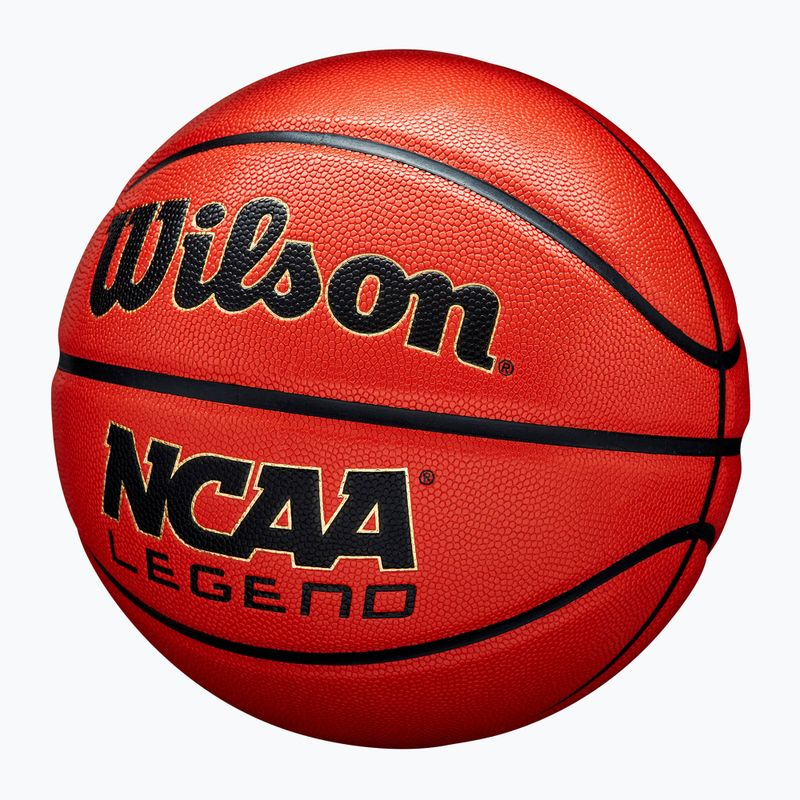 Basketbalová Lopta Wilson NCAA Legend orange/black veľkosť 6 3
