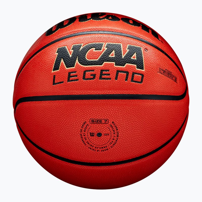 Basketbalová Lopta Wilson NCAA Legend orange/black veľkosť 6 6