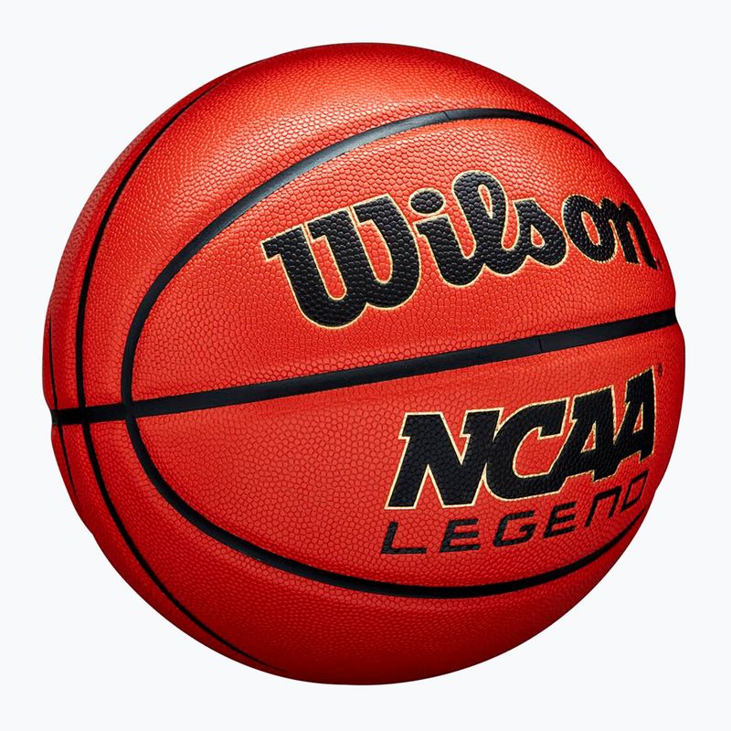 Basketbalová Lopta Wilson NCAA Legend orange/black veľkosť 5 2
