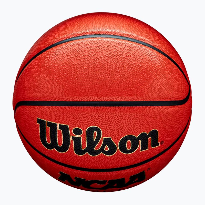 Basketbalová Lopta Wilson NCAA Legend orange/black veľkosť 5 3
