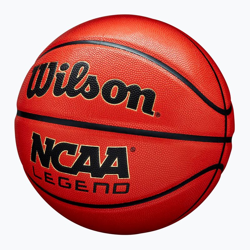 Basketbalová Lopta Wilson NCAA Legend orange/black veľkosť 5 4