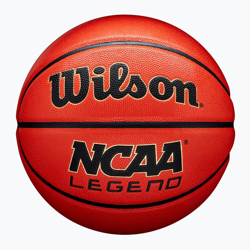 Basketbalová Lopta Wilson NCAA Legend orange/black veľkosť 7