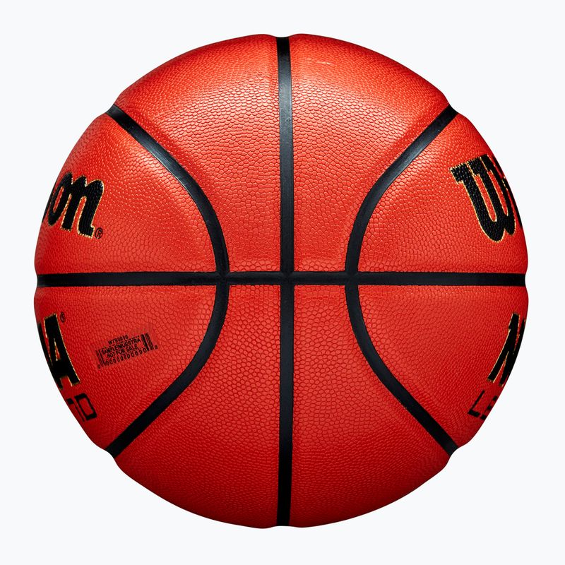 Basketbalová Lopta Wilson NCAA Legend orange/black veľkosť 7 4